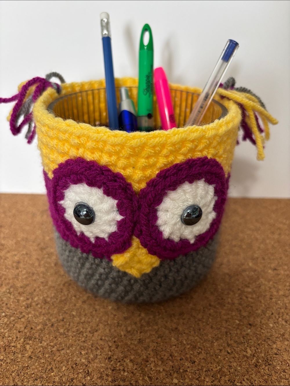 Adorable Owl Pencil Holder! Great Teacher’s Gift!